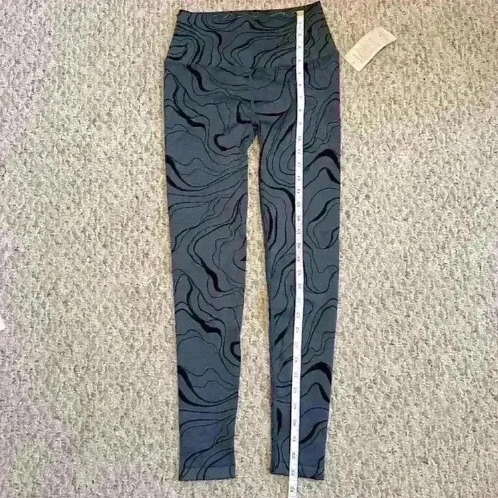 Spiritual Gangster NWT Swirl-Print Love Sculpt Jacquard Leggings Women Size XS/S - Picture 6 of 15
